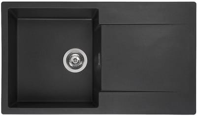 Reginox Amsterdam 10 spoelbak 86x50cm Black Silvery R30929