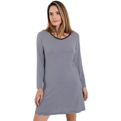 Gestreepte nachtjapon dames Sassa Casual Comfort