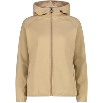 Dames technische hoodie in gemêleerd breiwerk CMP