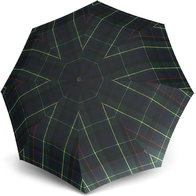 Knirps Paraplu T.200 Medium Duomatic Check Hunter #2 Groene