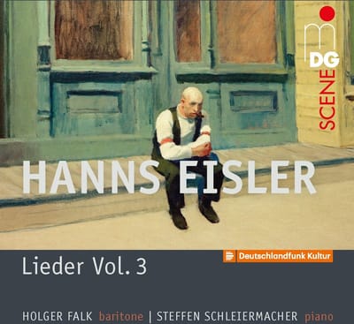 Holger Falk & Steffen Schleiermacher - Eisler: Songs In American Exile Lieder Vol.3 (CD)