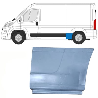 Reparatiepaneel achterspatbord voor Opel Movano 2021-2026 / Links