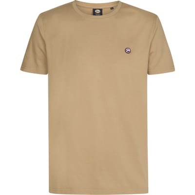 Petrol Industries T-Shirts Heren - Ronde Hals - Korte Mouwen - 100% Katoen - Met Logo - Basis Shirt - Herenkleding - Oranje - Maat L