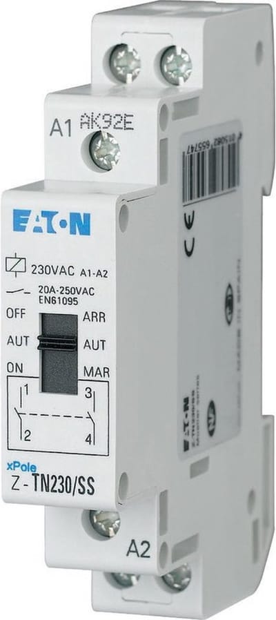Eaton voorschakelrelais 230V 50Hz 20A 2NO 1HP - 265574 - E3DXQ