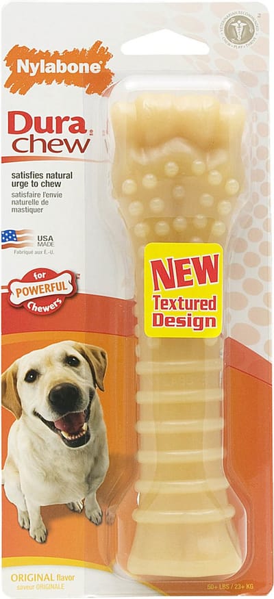 Nylabone Harde Bijters Kluif -  Hondenspeelgoed - Natural - Voor Honden tot 30 kg