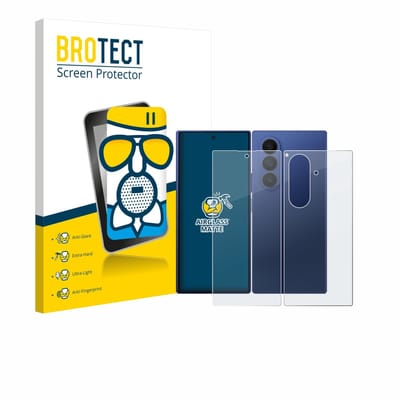 BROTECT - Screenprotector voor Samsung Galaxy Z Fold 7 (Voor+Achter) - Folie Beschermfolie Beschermglas matte
