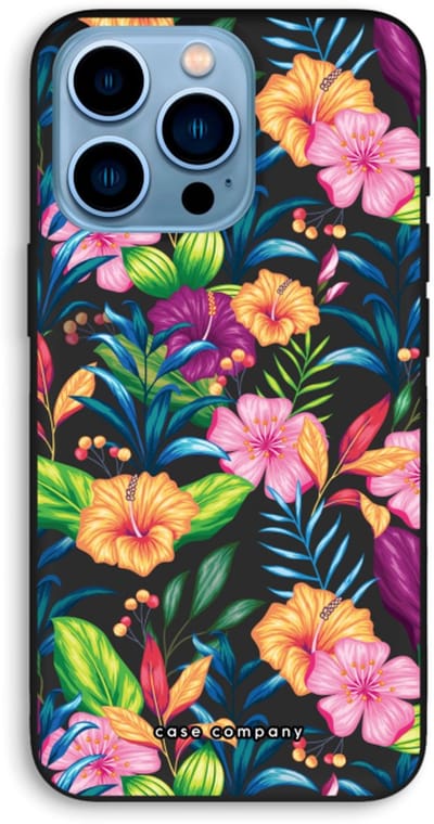 Case Company® - Hoesje geschikt voor iPhone 13 Pro Max hoesje - Tropisch 2 - Biologisch Afbreekbaar Telefoonhoesje - Bescherming alle Kanten en Schermrand
