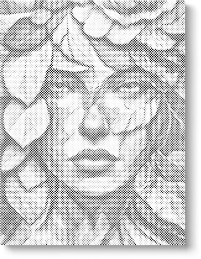 Botanische Vrouw | Dot painting | 30x40cm | Dot painting | Oh My Dotz | Dots stippen | Diamond painting & Schilderen op nummer alternatief | Happy hobby