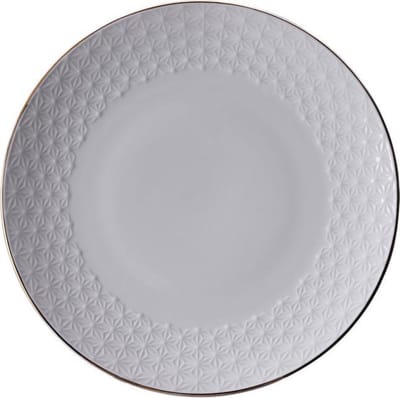 Tokyo Design Studio - Nippon White Gold Rim Plate 27.5cm Star