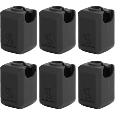 6 Stuks Hotend Siliconen Hoes Geschikt voor SNAPMAKER U1 3D Printer Hoge Temperatuur Bestendig Geïsoleerde Cover Mouw Vervanging