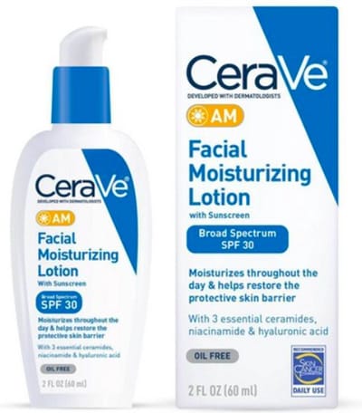 CeraVe Facial Moisturizing Lotion - Zonnebrandcrème - AM Gezichtscrème spf 30 - 60ml