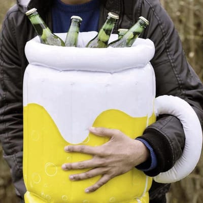 CHPN - Bierkoeler - Opblaasbare bierkoeier - Bier koelen - Koud bier - Bier koud houden - Frisdrankkoeler - Flessenkoeler - Blikjeskoeler - Drankkoeler
