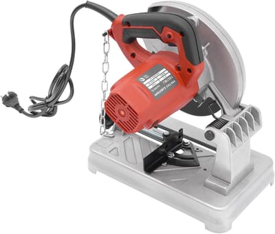 Afkortzaag - Metaalzaag Zaagmachine - Materialen Zagen - Verstelbare Hoek - 0-50 mm dikte - Rood