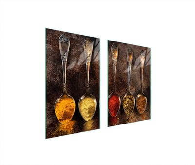 TMK ArtDeko - Snijplank - Beschermende Glazen Plaat - 65x52cm - Afgeronde Hoeken