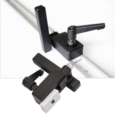 Dailygoods- Mitre Track Stop 30mm - Aluminium Limiteur - Precisie T-Track - Houtbewerking Gereedschap - Bricolage Accessoires - Professionele Kwaliteit - Houtbewerkingsstop