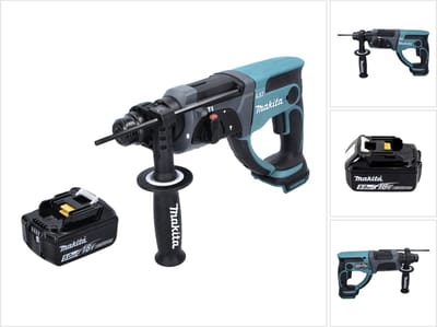 Makita DHR 202 T1 accu combihamer 18 V 2,0 J SDS Plus + 1x accu 5,0 Ah - zonder oplader