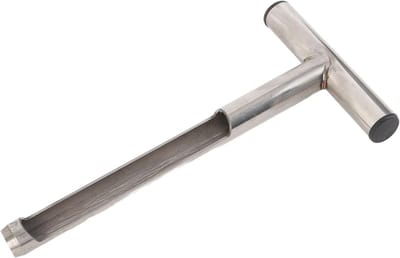 Bodemsondeer Set - Grondboor Bodemtester - Bodem Analyse - Roestvrij Staal - 31 x 16 x 3 cm - Zilver