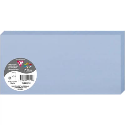 Stuifmeel van Clairefontaine dubbele kaart DL, lavendelblauw