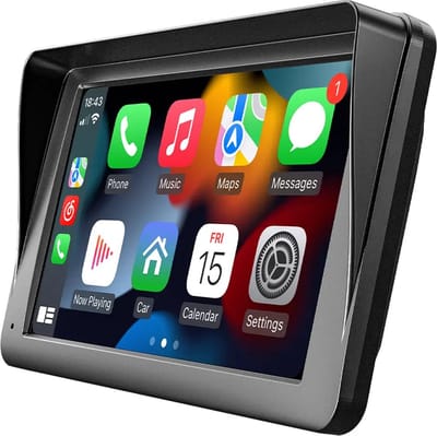 Navigatiesysteem - Draadloze- Apple CarPlay - Universeel voor alle Auto's - Zwart
