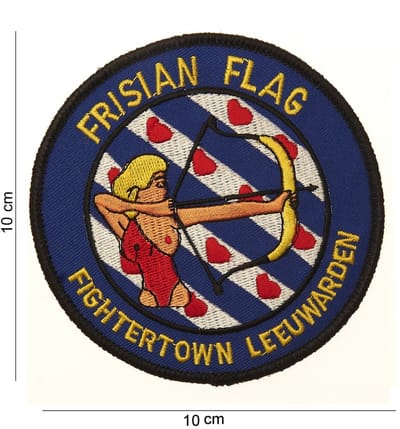Embleem stof Frislan flag