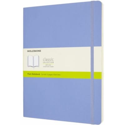 Moleskine Classic Notitieboek - Extra Large - Softcover - Blanco - Hortensia Blauw