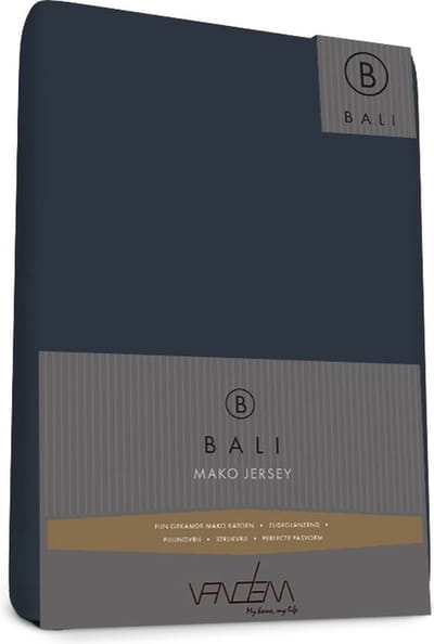 Bali - Van Dem - Mako Jersey hoeslaken - 120 x 200 cm - marine