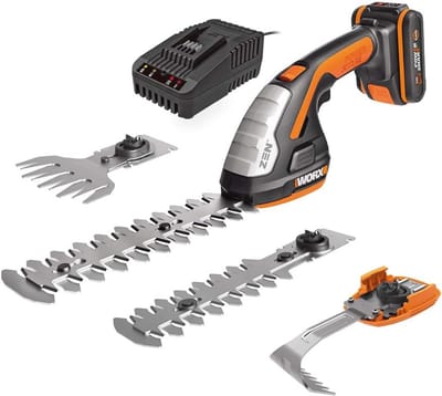 20V Gras- en Struikschaar met Accu en Oplader - 3-in-1 Heggenschaar en Grasschaar