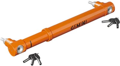 Purple Line Wielklem Gemini - Dubbelas - Inclusief veiligheidssloten en sleutels - Verstelbaar - 6,5 kg