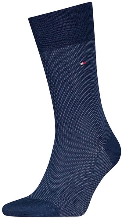 Tommy Hilfiger heren sokken premium birdseye blauw II