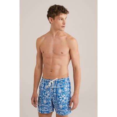 WE Fashion Beach Short Blue Taglia: S | Pantaloncini da bagno Outlet | Uomo | Blu