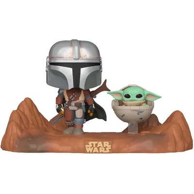 Pop Moment: Star Wars: The Mandalorian - The Mandalorian with The Child Funko Pop #390