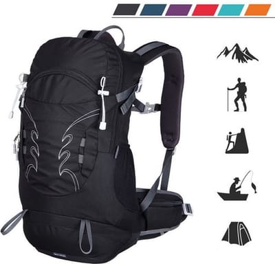 TAN.TOMI Wandelrugzak 30L-Grote capaciteit-waterdichte-ultralichte-Heren Dames Trekkingrugzak Reisrugzak-met Regenhoes, Backpacker Rugzak voor Wandelen, Bergbeklimmen, Kamperen, Reissporten