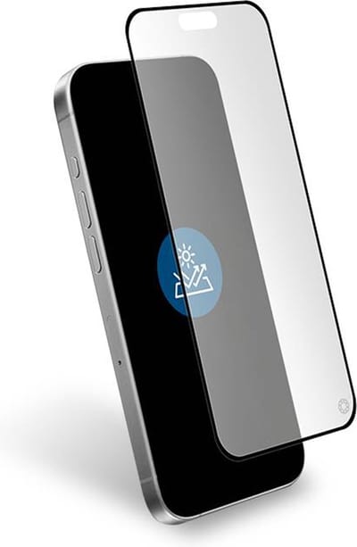Force Case, Screenprotector geschikt voor iPhone 16 Pro - Matte Anti-Reflectie Organic Glass, Transparant