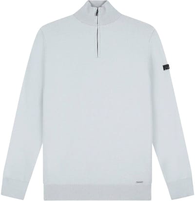 Malelions Knitted 1/4 Zip Sweater Heren - Maat S