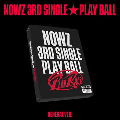 NOWZ [Play Ball] 3e Single Album (ALGEMEEN VER.) + Gratis geschenk NO POSTER black