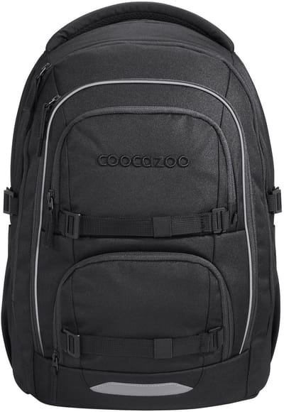 coocazoo schoolrugzak Porter Backpack Black Coal zwart