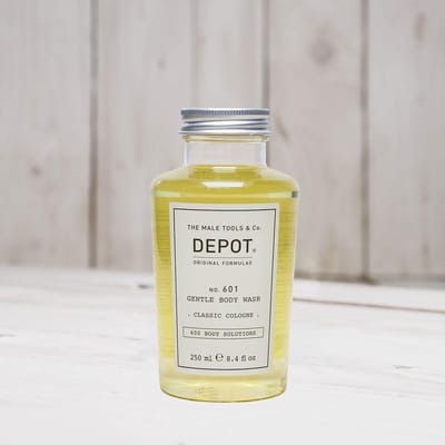 Depot 600 Body Solutions No. 601, Botanical Complex, Cleansing, Classic Cologne, Body Wash, 250 ml