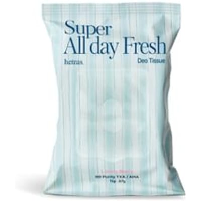 hetras - Super All Day Fresh Deo Tissue - 3 Types Lovely Berry