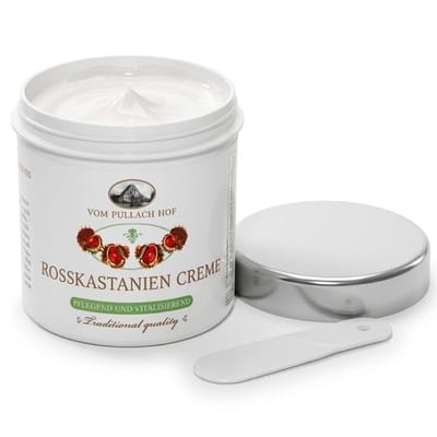 Pullach Hof Paardenkastanje Crème – 250 ml – Voor Vermoeide & Zware Benen – Verzorging bij Spataderen en Gezwollen Enkels – Duitse Kwaliteit