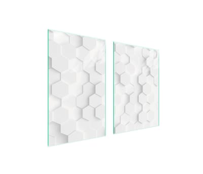 TMK ArtDeko - Snijplank Glas - 65x52 cm - Wit