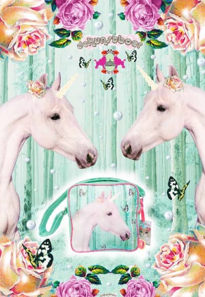 Unicorn Tas - Eenhoorn Tas - Unicorn Schoudertas -  Meidentas - 25 x 25 x 10 cm