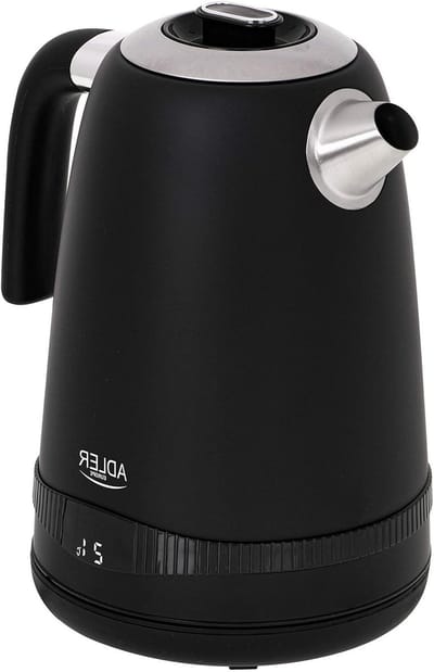 Waterkoker - Koffiezetter - Snel Water Koken - Roestvrijstaal - 17 Liter - Zwart