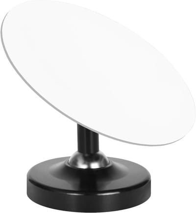 Espresso Spiegel, Zwart, 65 mm, Roestvrijstalen 360° Reflector, Draaibaar en Magnetisch voor Bar, Café en Kantoor, Perfect voor Barista's