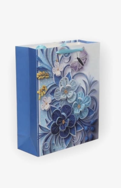 8 x Luxe papieren cadeautassen - 23*18*8cm – Stevig & Herbruikbaar – Verschillende Kleuren en Prints – Cadeau & Geschenktas