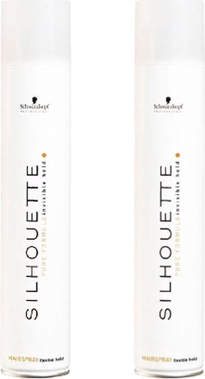 Schwarzkopf Silhouette Flexible Hold Hairspray - voordeelverpakking - 2 x 500 ml