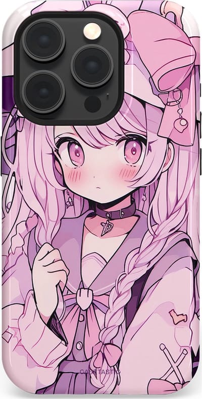 Casetastic Hoesje Geschikt voor Apple iPhone 15 Pro Magsafe - Stijlvolle Beschermende Duo-layer Case - Manga Magie