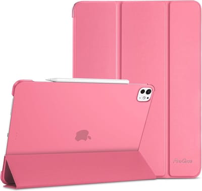 Hoesje voor iPad Pro 13 inch 2024 - Slank en Doorschijnend met Standaard