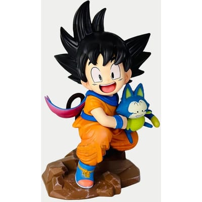Dragon Ball Z Figurine d'Action Son Goku Jouet Anime Kakarotto Roi des Singes Figurine Cartoon Modèle Ornements Collection Poupée Cadeau black