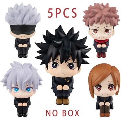 7-9cm Anime Jujutsu Kaisen Figuur Itadori Yuji Gojo Satori Fushiguro Megumi Kugisaki Schattig En Charmant Speelgoed Auto Decoratie PVC Model Cadeau