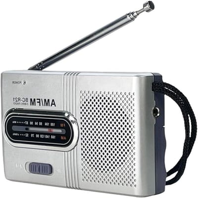 Draagbare Radio Receptor - Zakradio Muziekspeler - Luister Muziek - Hoge Gevoeligheid Chip - 10.5 x 6.2 x 2.7 cm